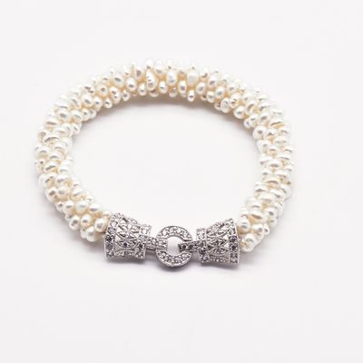 Natural Pearl Bunch Bracelet Antique Style Natural Pearl Bunch Bracelet Antique Style