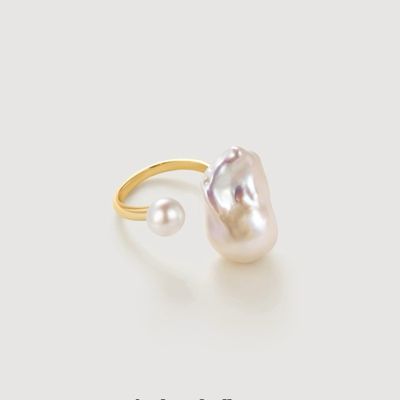 Baroque Pearl luxury ring