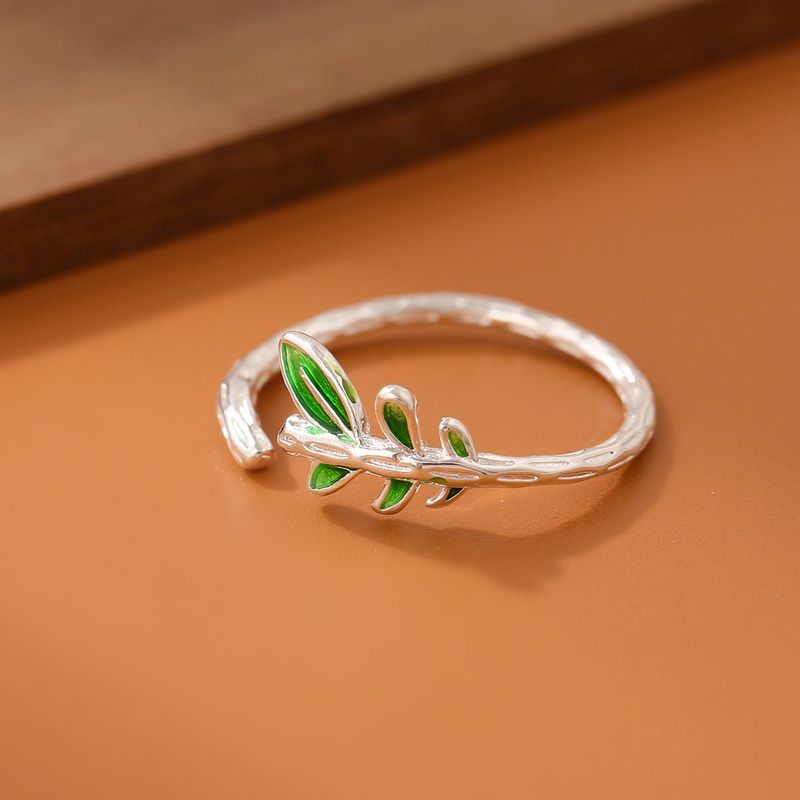 Epoxy Leaf  Ring