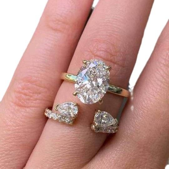 Detachable 2-in-1 Geometric Two In One Ring Detachable 2-in-1 Geometric Two In One Ring