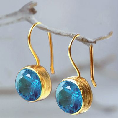 JEWELLED TONE HOLIDAY DROP EARRINGS