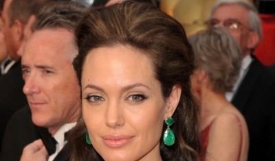 Water Drop Simulated  Emerald  Celebrity Style  Errings