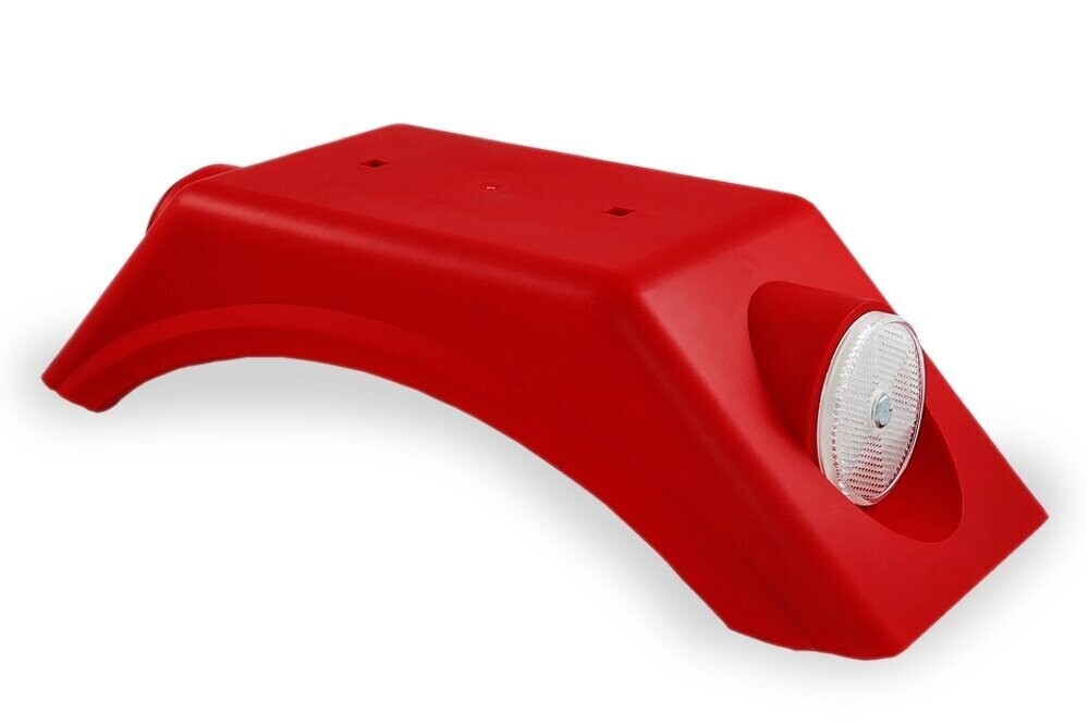 Dino-Cars mud flaps red with reflectors (pcs.)