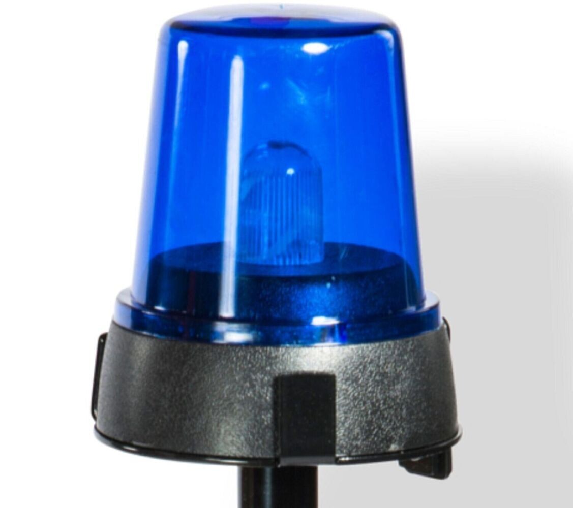 Faro rotante DINO CARS senza staffa (blu)