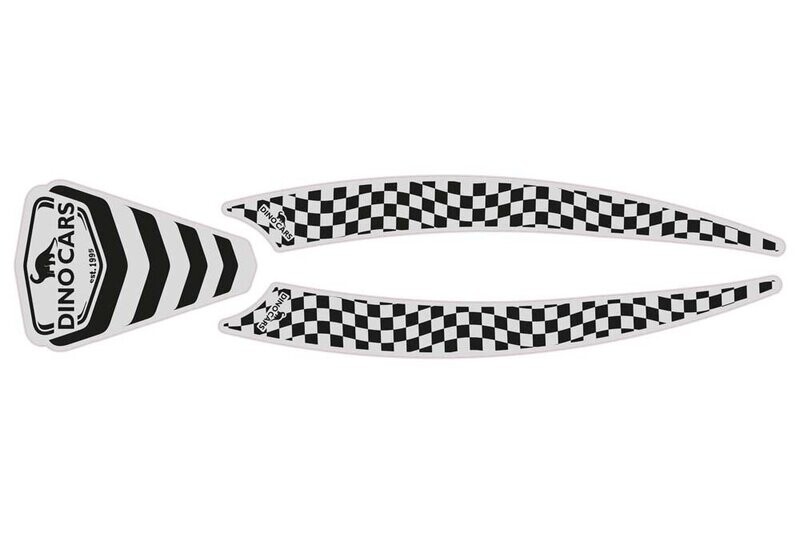 Dino-Cars Aufklebersatz Sport/Frontspoiler Grau Dino-Cars Aufklebersatz Sport/Frontspoiler Grau