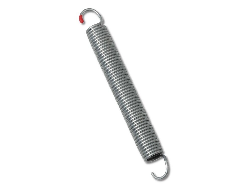 Feder A für Trampolin, 215 mm lang, Metall mit Haken an beiden Enden