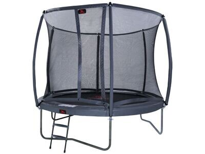 Dino-Cars Trampoline Pro Line 305 cm avec filet + fixation échelle Dino-Cars Trampoline Pro Line 305 cm avec filet + fixation échelle