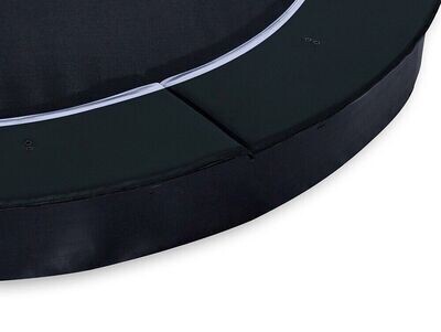 Cubrecantos Dino-Cars Ø360 Nivel Plano Cubierta de borde para trampolín Flat Level de Dino Cars, acolchado negro