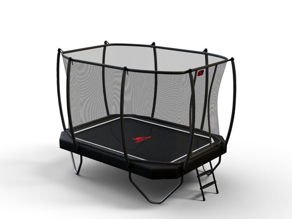 Dino-Cars trampoline incl. safety net/ladder 305x225 Black