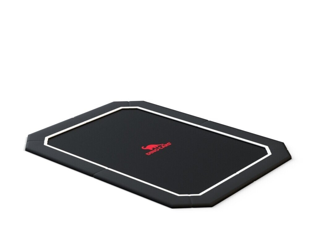 Dino-Cars Trampolino Piano 340x240 Nero