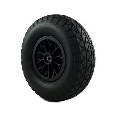 Dino-Cars complete terreinfiets breed (zwart) (oud) oude Dino-Cars compleet wiel off-road met zwart profiel en zwarte velg