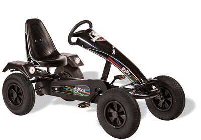 Dino-Cars Stylez - Cuadro Negro | Spoiler delantero y guardabarros negro | Neumáticos de baja fricción | rueda libre BF1 Dino-Cars Stylez - Cuadro Negro | Spoiler delantero y guardabarros negro | Neumáticos de baja fricción | rueda libre BF1