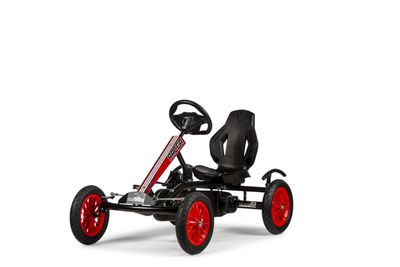 Dino-Cars Speedy 2.0 Racer BF1 (Schwarz/Rot) Dino Cars Speedy Racer BF1, schwarzer Rahmen mit roten Aufklebern, schwarze Reifen mit roten Reifen