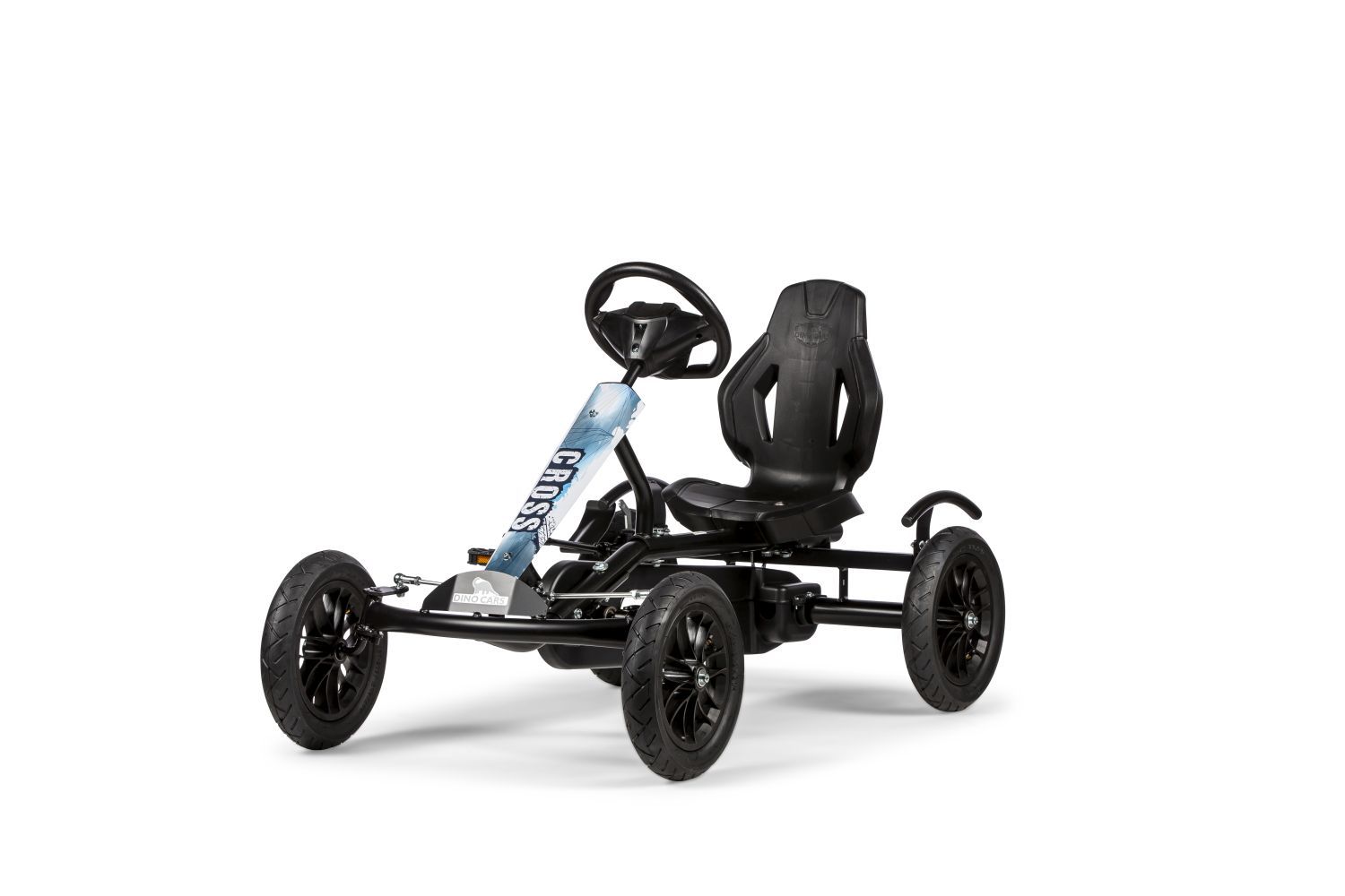 Dino-Cars Speedy Cross BF1 Dino Cars Speedy Cross BF1, zwart frame met blauwe en witte stickers, zwarte banden