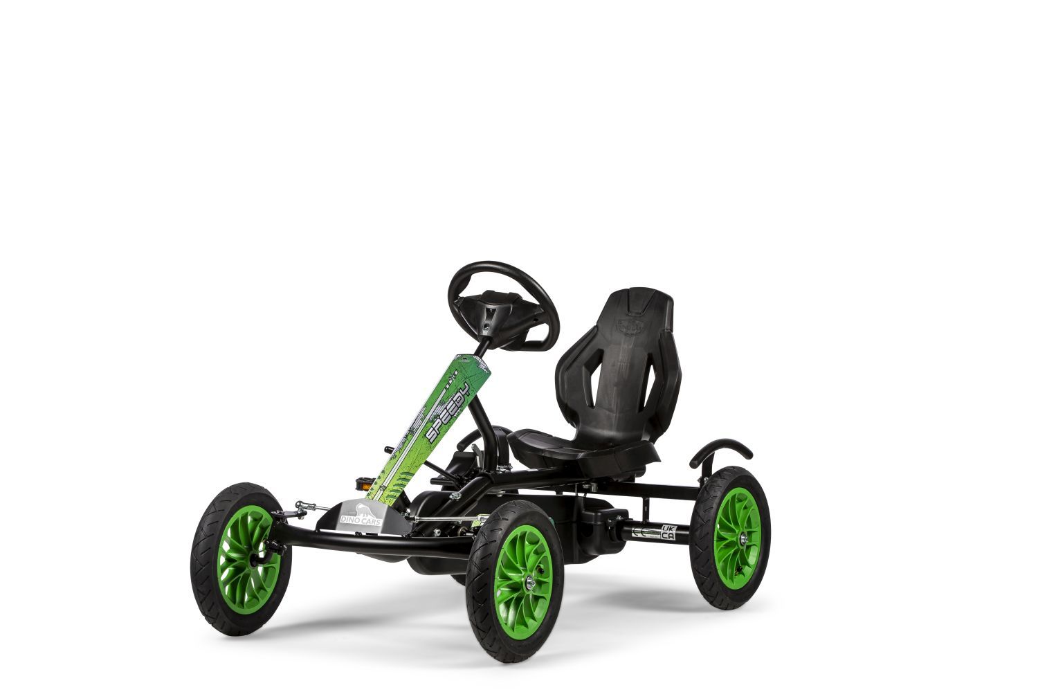 Dino-Cars Speedy 2.0 BF1 (Nero/Verde) Dino Cars Speedy BF1, telaio nero con adesivi verdi, pneumatici neri con cerchi verdi