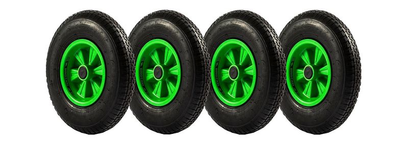Dino-Cars Satz Komplettrad Leichtlaufprofil, Grün 4 Stk. Dino-Cars Satz Komplettrad Leichtlaufprofil, Grün 4 Stk.