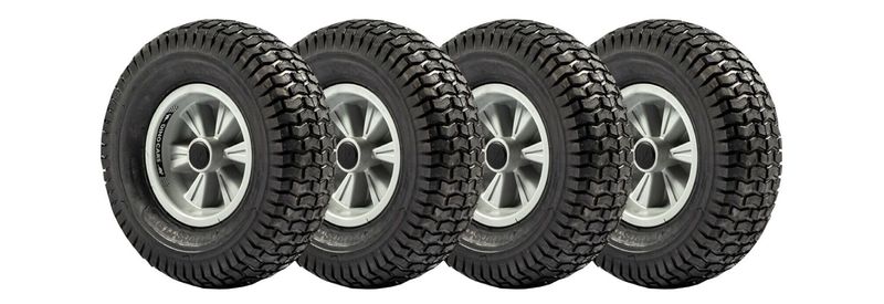 Dino-Cars Satz Komplettrad Offroad breit (Felge Silber) 4 Stk. Dino-Cars Satz Komplettrad Offroad breit (Felge Silber) 4 Stk.