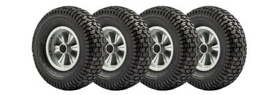 Dino-Cars Satz Komplettrad Offroad breit (Felge Silber) 4 Stk. Dino-Cars Satz Komplettrad Offroad breit (Felge Silber) 4 Stk.