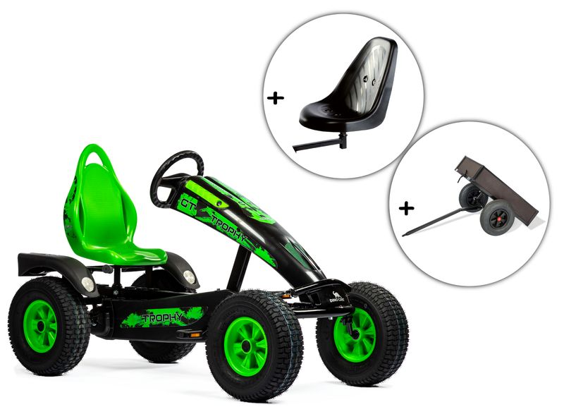 Dino-Cars Trophy BF1 incl. extra zitplaats en kiepaanhanger Dino-Cars Trophy BF1 incl. extra zitplaats en kiepaanhanger