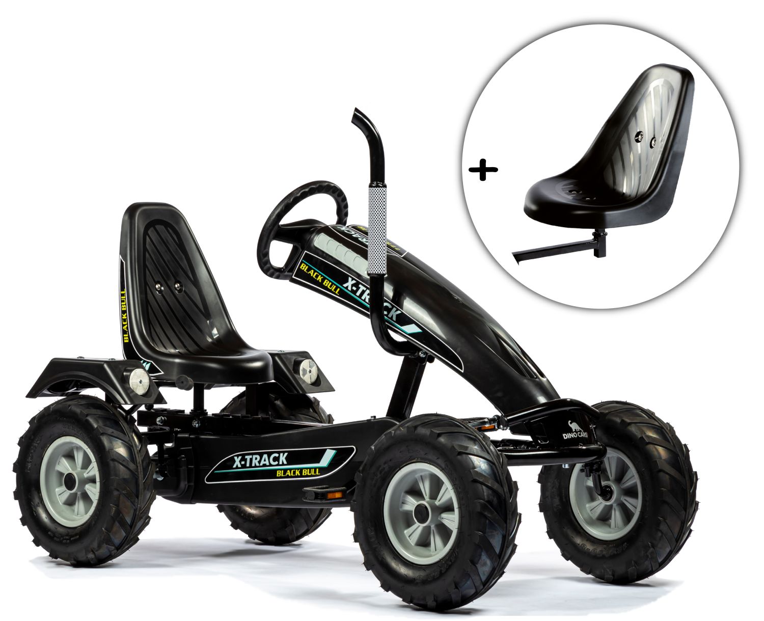 Dino-Cars Track BF1 Black Bull incl. sedile aggiuntivo Dino-Cars Track BF1 Black Bull incl. sedile aggiuntivo