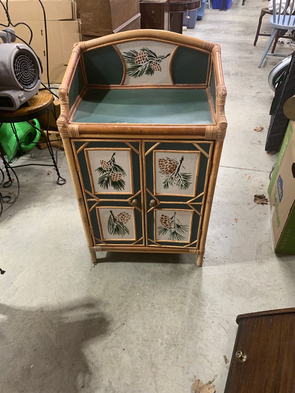 Small Green Cabinet