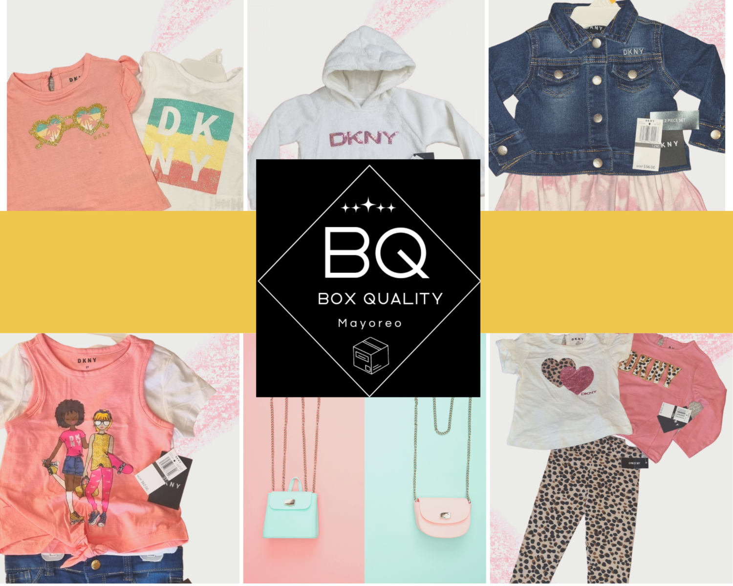 Caja con 10 de ropa para niña DKNY