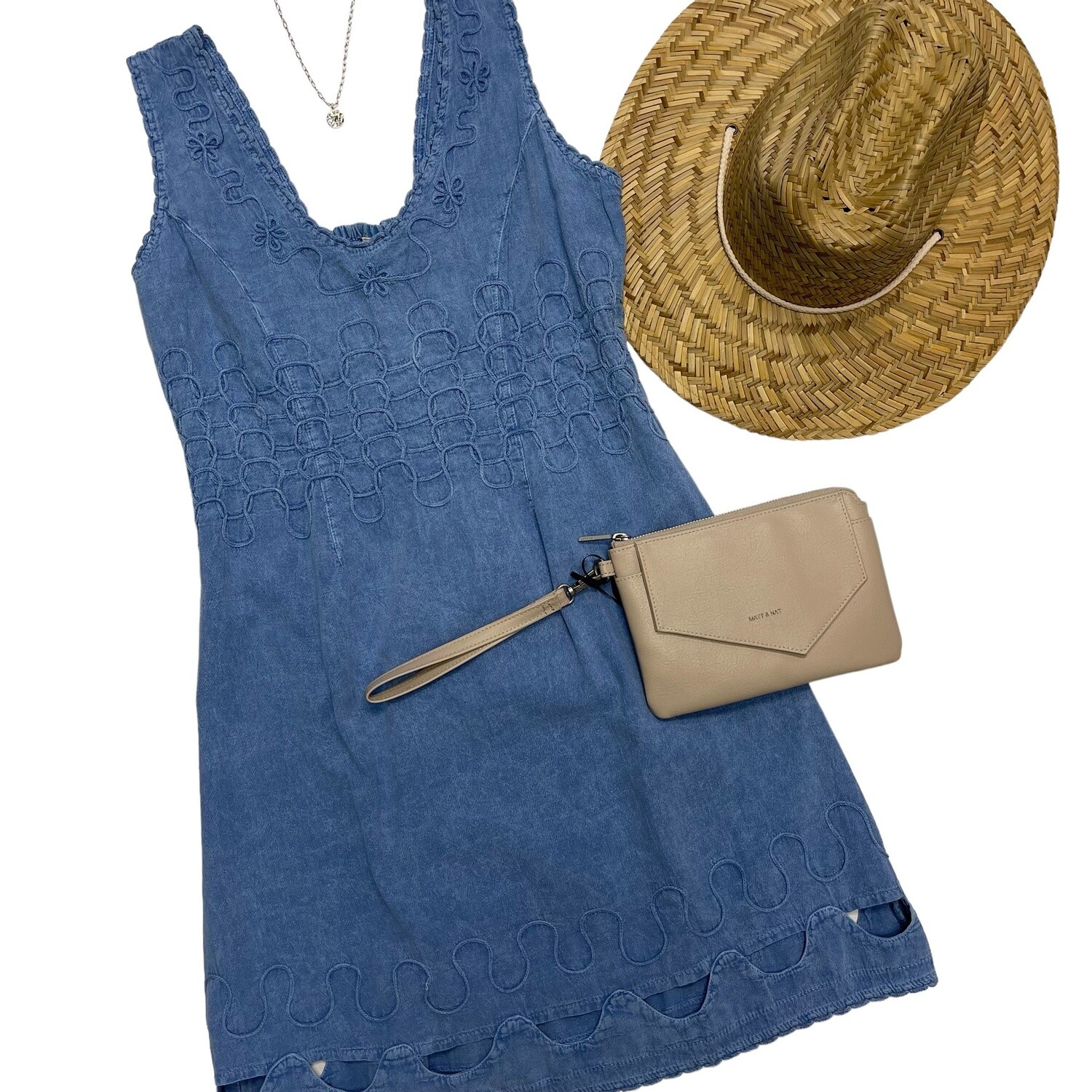 Blanco by Nature Sky Dress