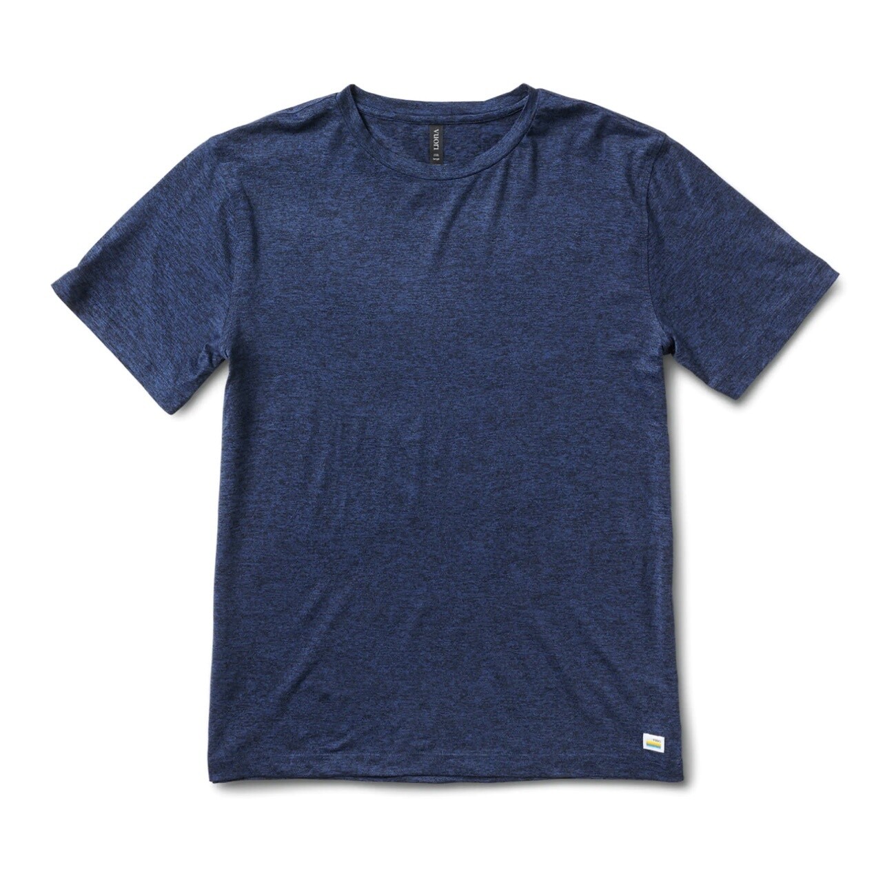 Vuori Strato Tech Tee Performance Shirt Azure Heather