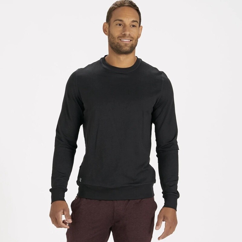 Vuori Ponto Performance Crew Black Heather