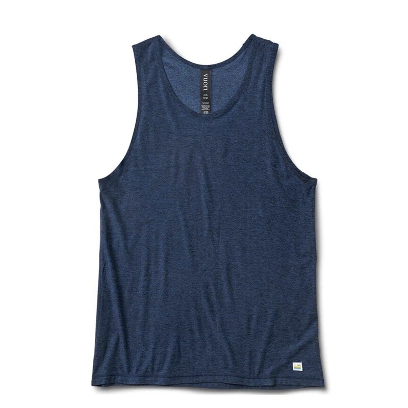 Vuori Strato Tech Tank Navy Heather