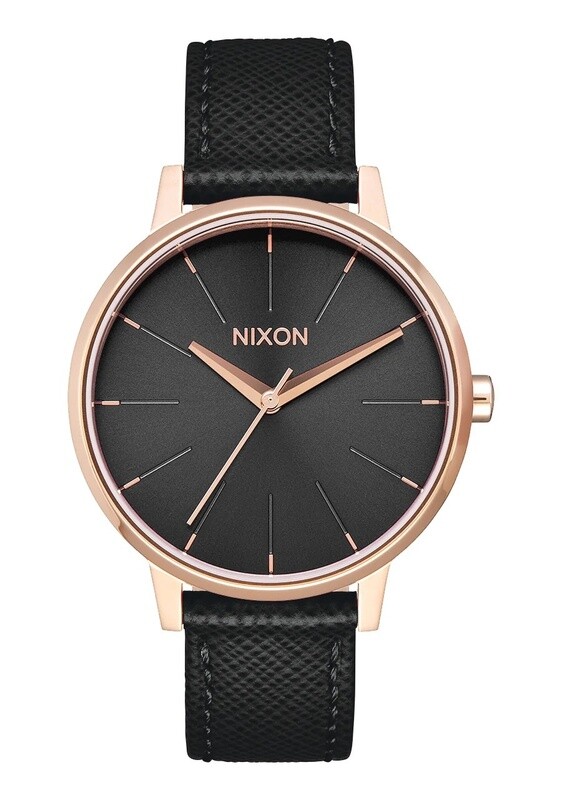 Kensington Leather Rose Gold/Black