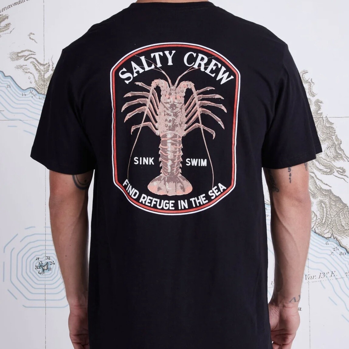 Salty Crew Spiny Standard Black