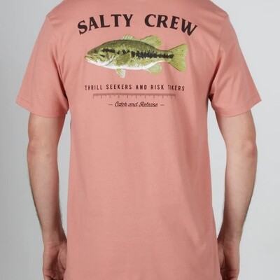 Salty Crew Bigmouth SS Premium Tee Coral