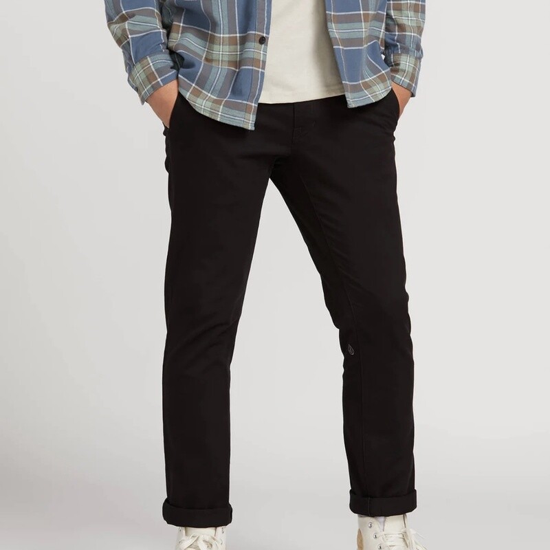 Volcom FRICKIN SLIM CHINO PANTS - BLACK