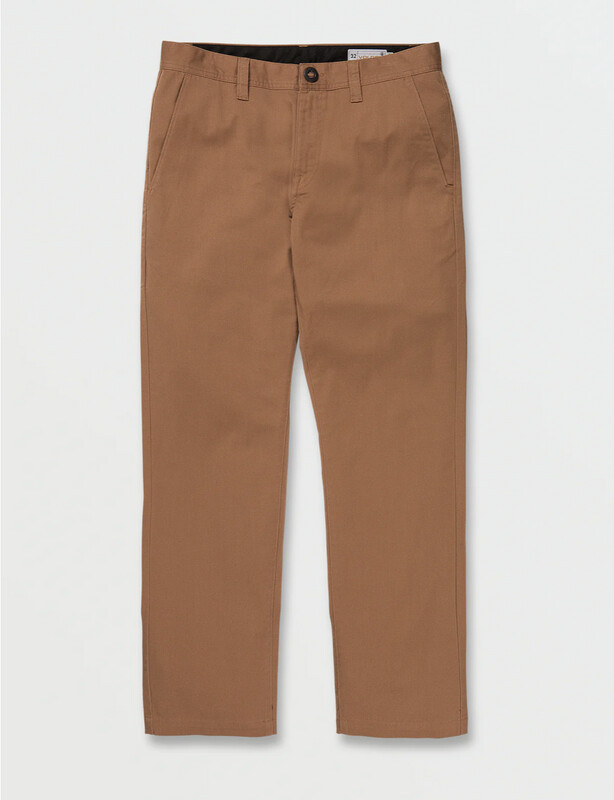 Volcom FRICKIN MODERN STRETCH PANTS - TOBACCO