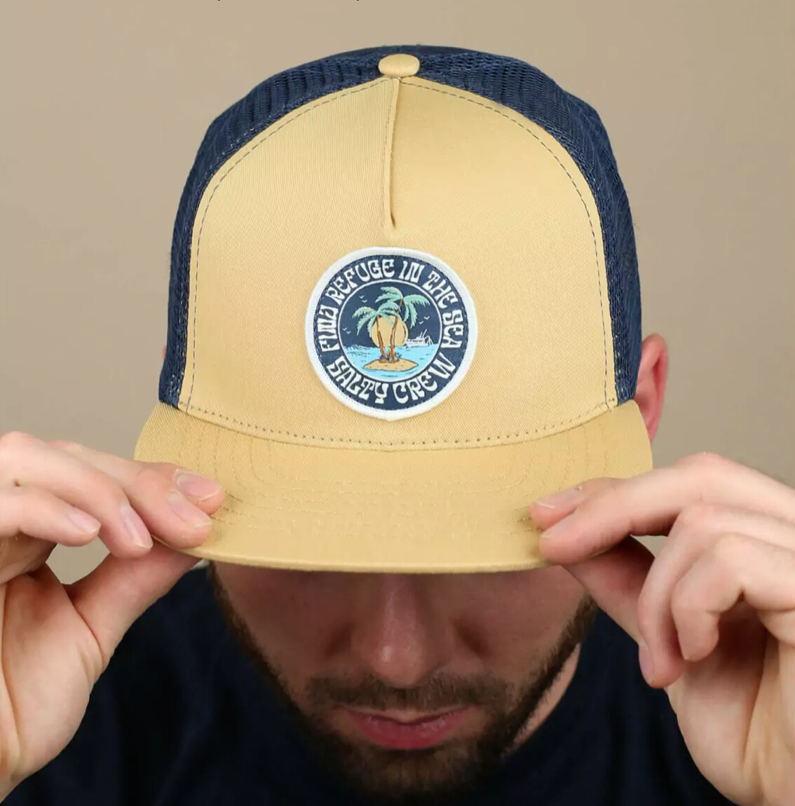 Salty Crew Dos Palms Gold Hat