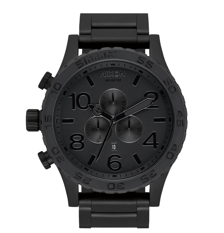 Nixon 51-30 ChronoAll Matte Black / Black