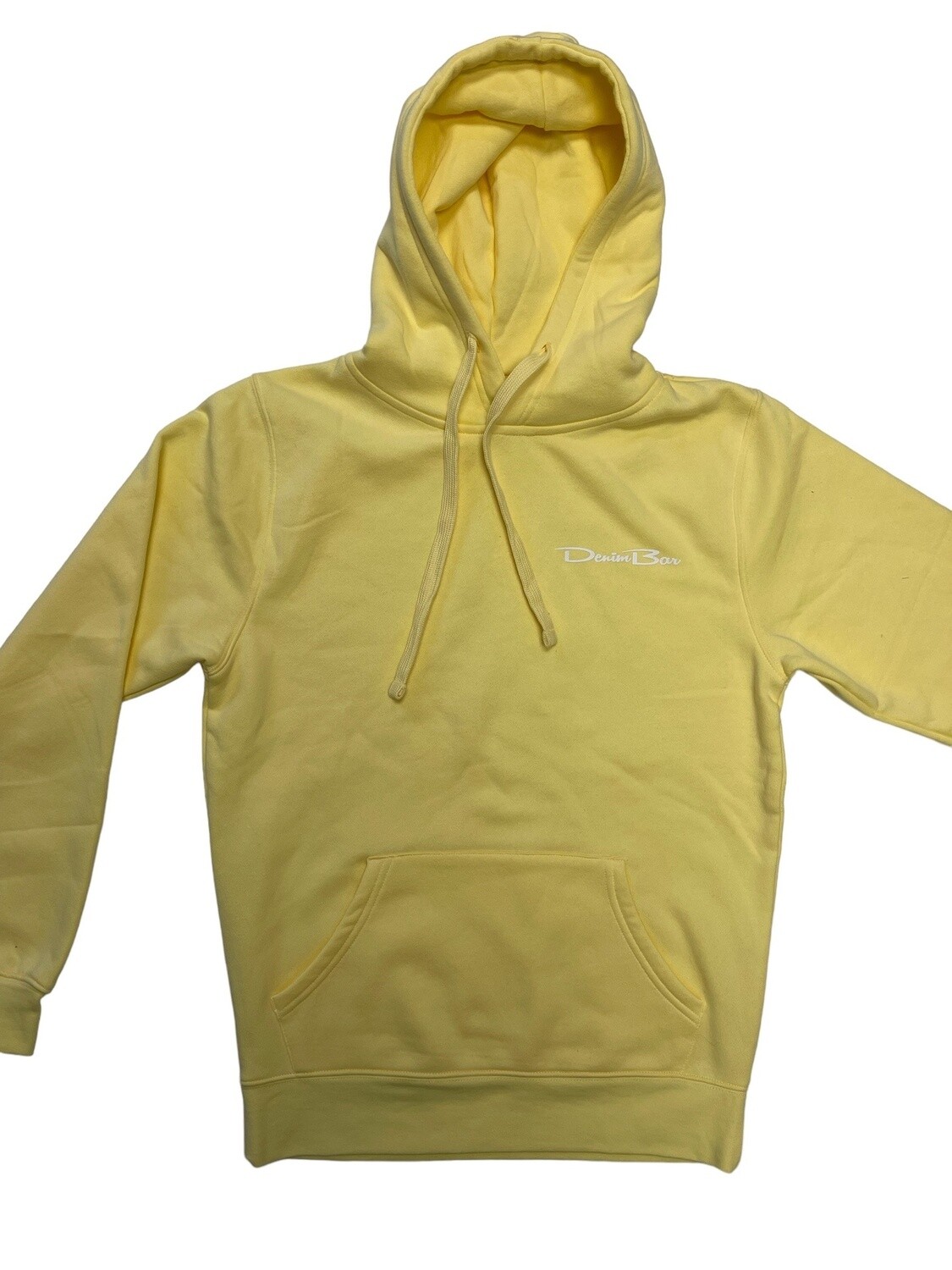 denimbar unisex hoodie Pale Yellow