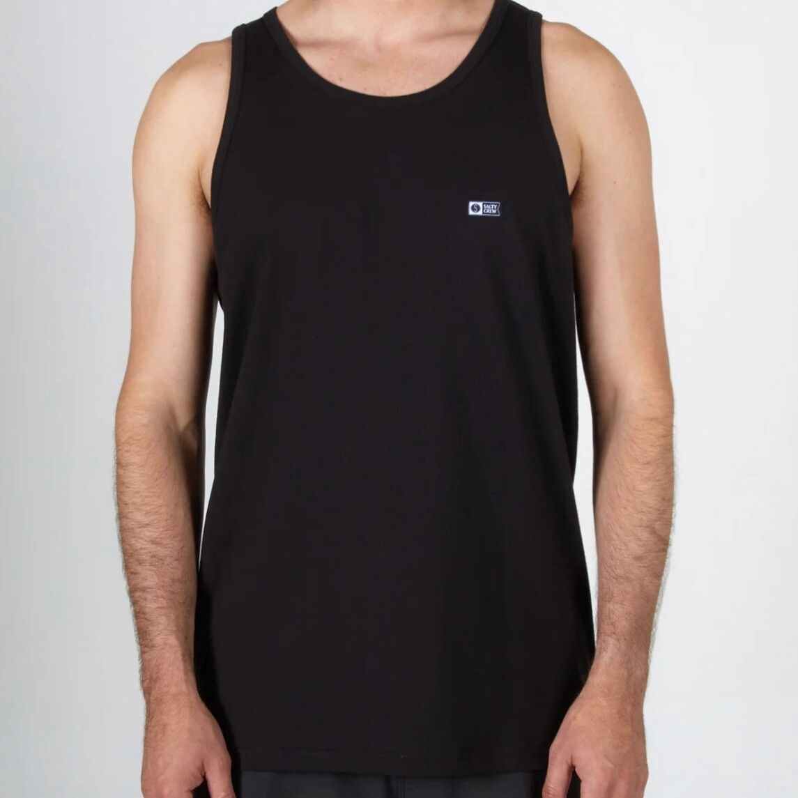 Salty Crew Bare Bones Tank Black