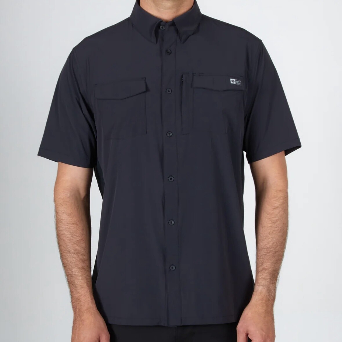 Salty Crew Charter S/S Tech Woven Black