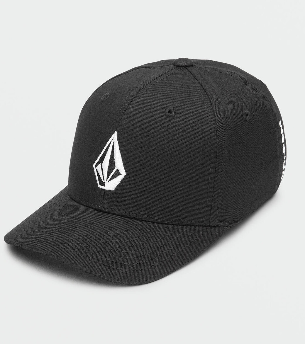 Volcom Full Stone Flexfit Hat Black YOUTH