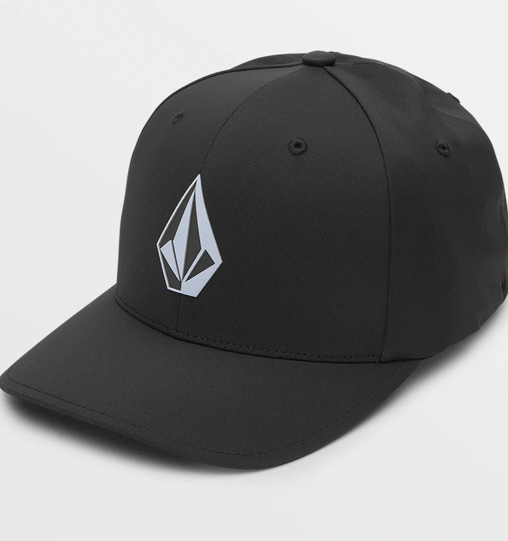 Volcom STONE TECH FLEXFIT DELTA HAT - BLACK