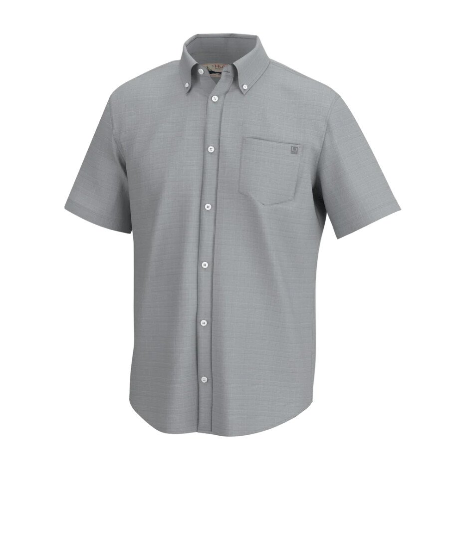 Huk Kona Cross Dye Gray SS
