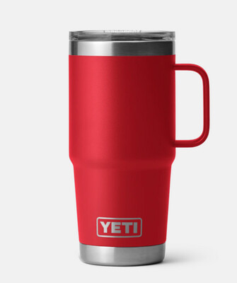 YETI RAMBLER® 591 ML TRAVEL MUG  WITH STRONGHOLD™ LID Rescue Red