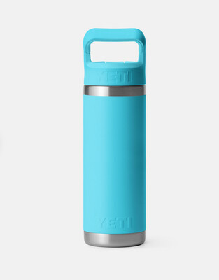 Yeti RAMBLER® 532 ML WATER BOTTLE  WITH COLOUR-MATCHED STRAW CAP Reef Blue