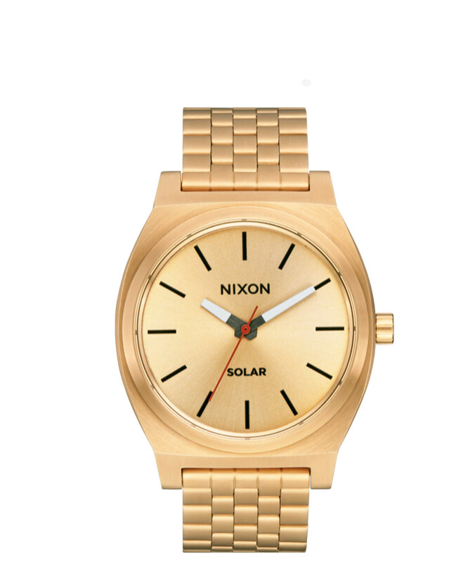 Nixon Time Teller Solar All Gold Black