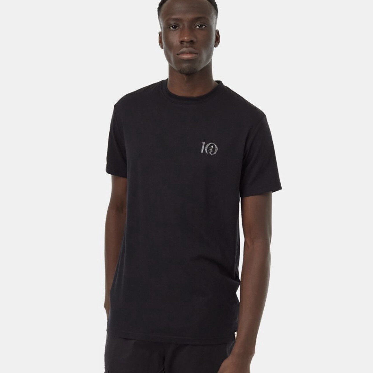 TenTree Recycled Logo T-Shirt Black