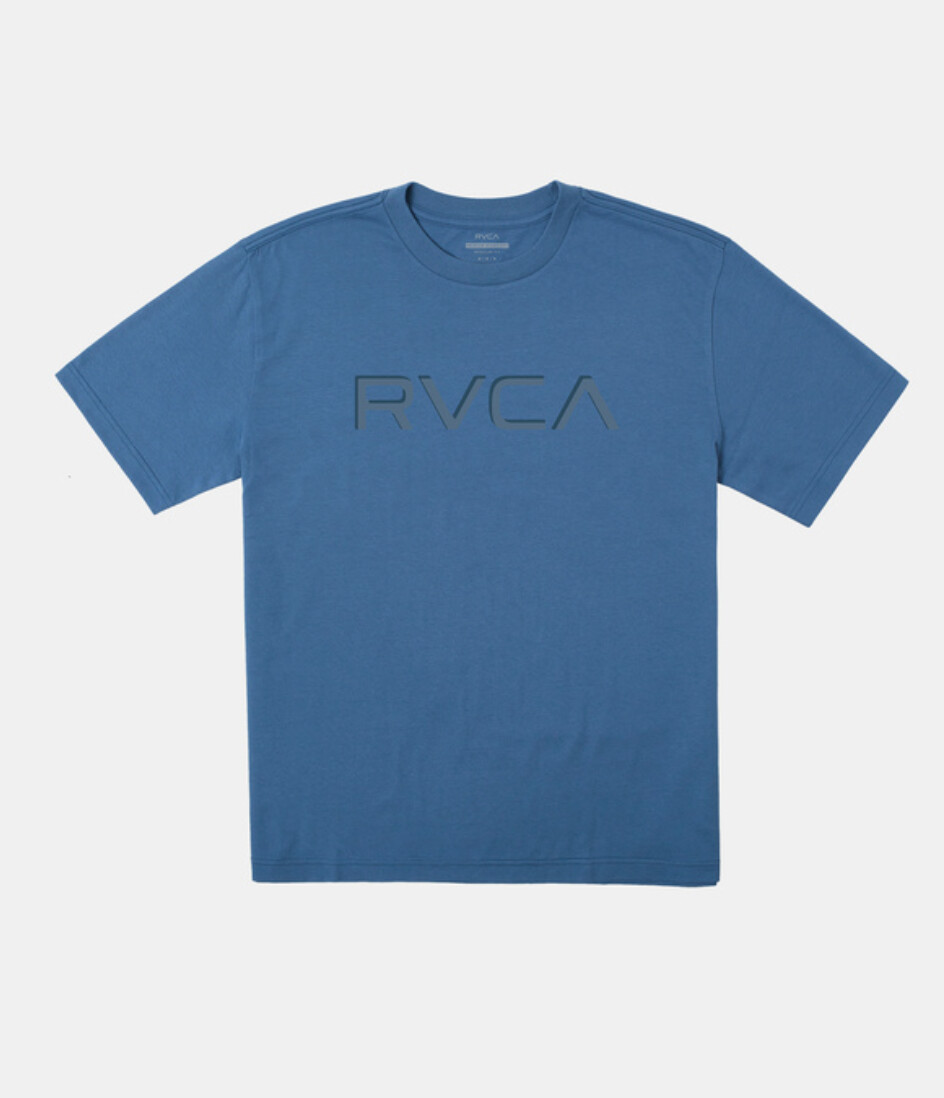RVCA Big RVCA Embossed T-Shirt Blue