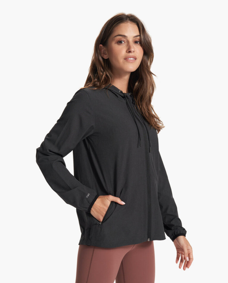 Vuori Womans Outdoor Trainer Shell Black Heather