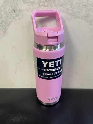 Yeti RAMBLER® 769 ML WATER BOTTLE WITH STRAW CAP Power Pink